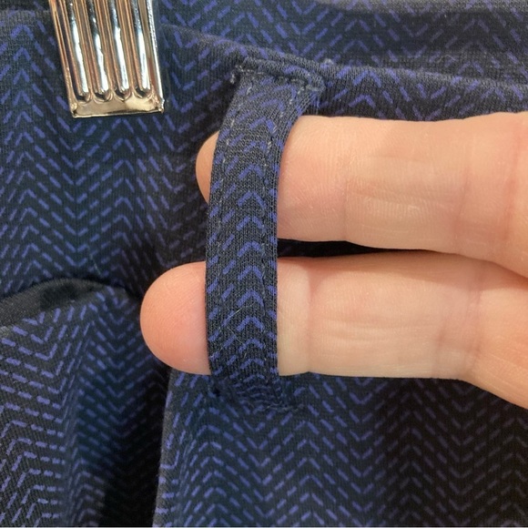 BETABRAND Sz XL Petite Herringbone Like Pattern Career Casual Pants Trousers - Picture 12 of 12